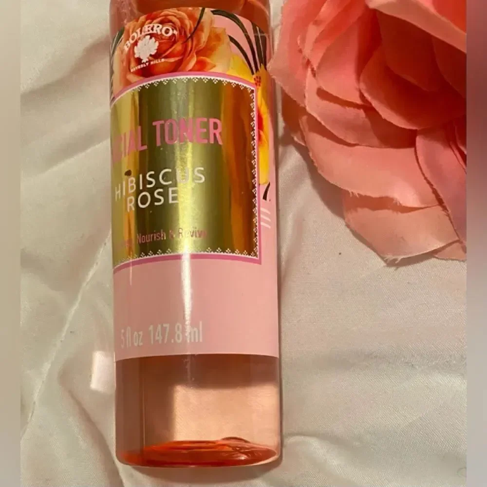 🌷Bolero Facial Toner Hibiscus 🌺 Rose Facial Serum 5FL OZ 147 .8ml